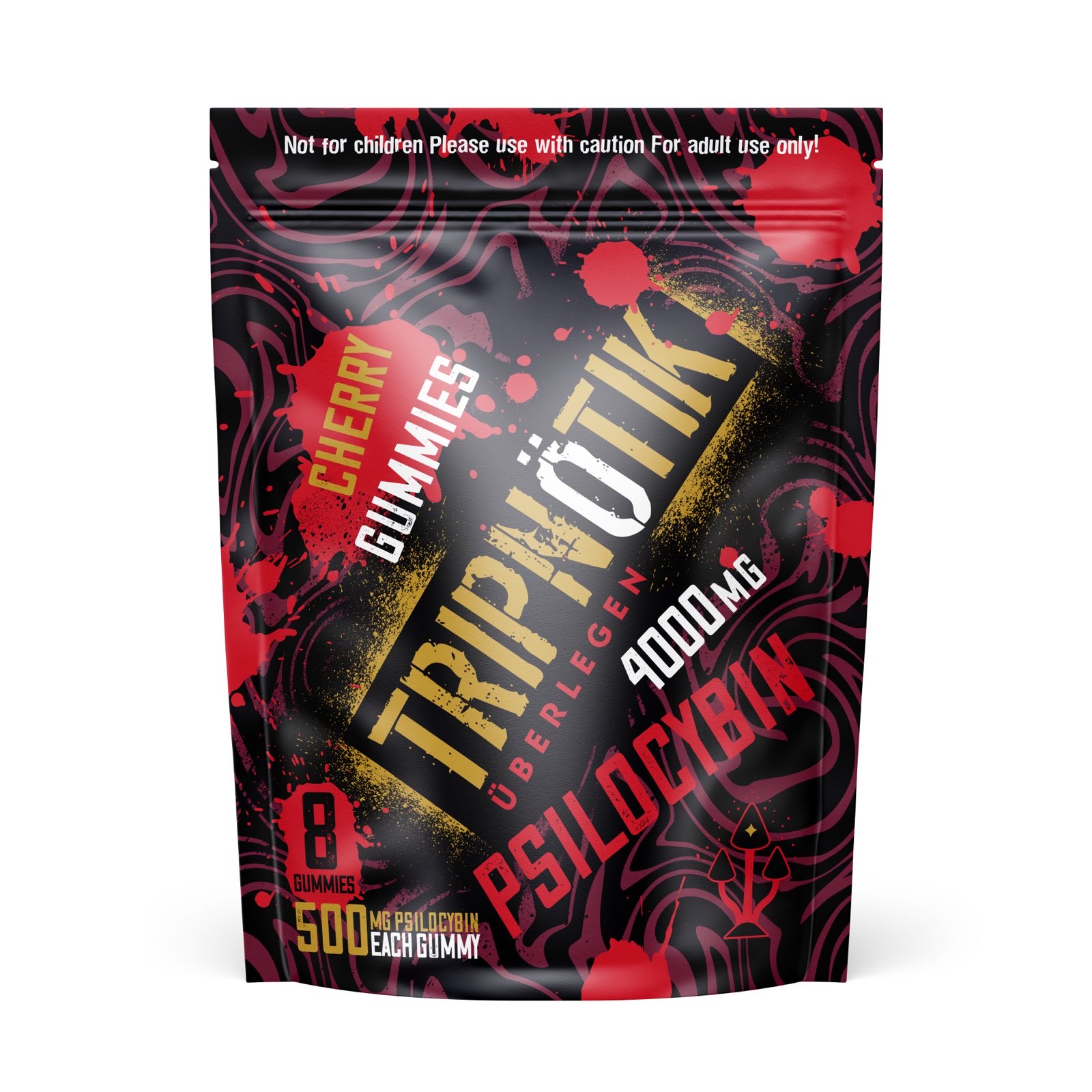Tripnotik Cherry Mushroom Gummies – 4000mg
